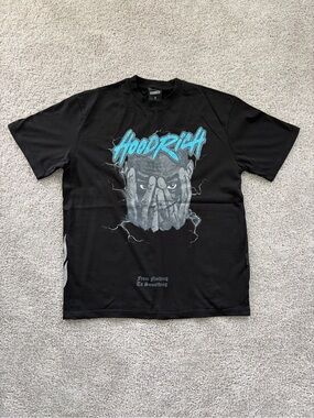 HOODRICH Black Graphic Short Sleeve Tee